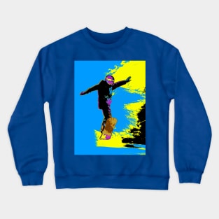 Snowboarder Flight - Snowboarder Crewneck Sweatshirt